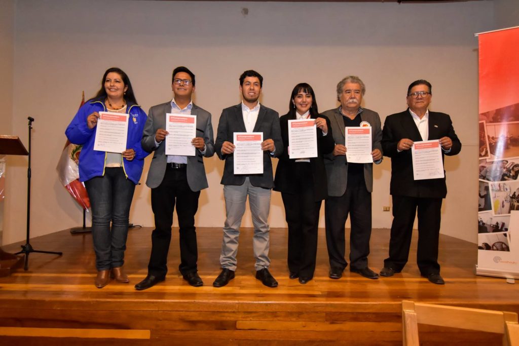 Cusco: candidatas y candidatos para alcalde, regidor, consejero asumen los 7 Compromisos