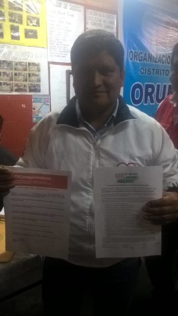 Santa Anita, Lima: el candidato Rodolfo Martínez Silva asume los 7 Compromisos 